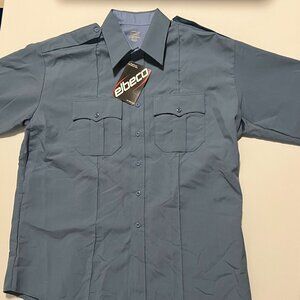 Elbeco Dutymaxx Shirt *NWT Long Sleeve Button Up Shirt Blue Men's size 18-33